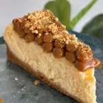 Cheesecake doce de leite e paçoca