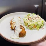 Gordon Bleu con ensalada cesar