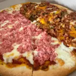 Pizza mitad y mitad