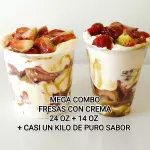 Combo 1 (mega fresas con crema)