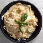 PASTA CON CAMARONES