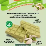 Mini barrinha Pistache e amendoas