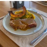 BONDIOLA CON PURE DE BATATA