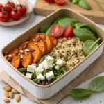 Roasted Sweet Potato & Quinoa salad