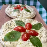 Pizza de Brócolis c/ Palmito