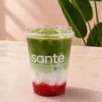 Matcha Fresa Helado