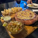 Linguiça Artesanal frita.
