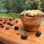 Muffin de limón y arándanos