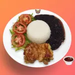 Sobrecoxa de frango grelhada