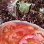 Alface com Tomate