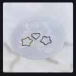 Corazón y estrella titanio
