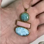 Dije Irregular Larimar, Lambí