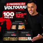100 PEÇAS POR 129,90