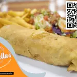BURRITO. papas-ensalada-verde
