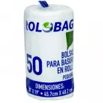 Small White Trash Bag Heat Shrinkab
