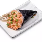 Temaki Salmão Alho e Óleo