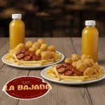 2 SALCHIPOLLOS +1 BEBIDA DE 1 LITRO