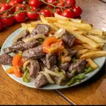 Carne Serenada com Fritas