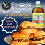 3 SMASH CHEDDAR + REFRI 1,5