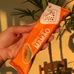 Picolé sabor mamão