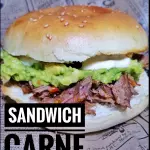 Sándwich Carne Mechada Palta