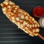 Corn Dog Papas con Queso