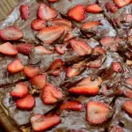 Pizza Morango com chocolate