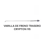 VARILLA DE FRENO TRASERO CRYPTON 115