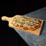 Pizza frango com cream cheese