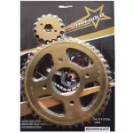 SET SPROCKET GIXXER150 ORO
