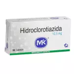 HIDROCLOROTIAZIDA 12.5MG CAJA 30TAB