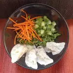 Gyosas de camarón