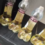 Mezcal de broma 255 Doble Gusano