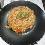 WOK DE FIDEOS CON CAMARONES