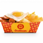 Salchipapa con Huevo