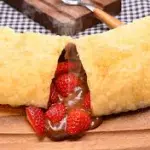 Pastel de Chocolate com morango