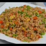 Arroz frito de la casa