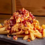 Batata Frita com Bacon e Cheddar