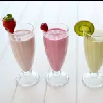 Batidos con fruta de temporada