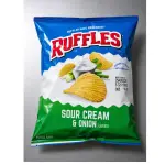 Papitas Ruffles de Agria y Cebolla