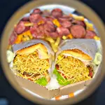 2 x salada fritas calabresa cheddar