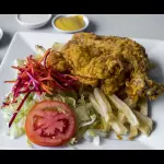 1/4 de pollo broaster