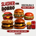 Monte Duplo Burguer + Batata + Refri