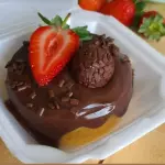 Bolo Mini vulcão Brigadeiro