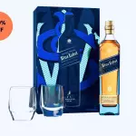 Whisky blue label