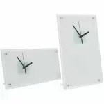 Reloj de cristal Rectangular