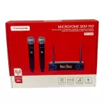 MICROFONE DUPLO S/FIO TOMATE MT-2303