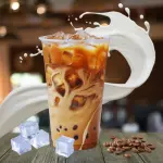 Ice coffe latte