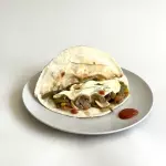 Quesadilla mexicana,nopal,queso+café