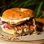 Bagel Teriyaki Chicken